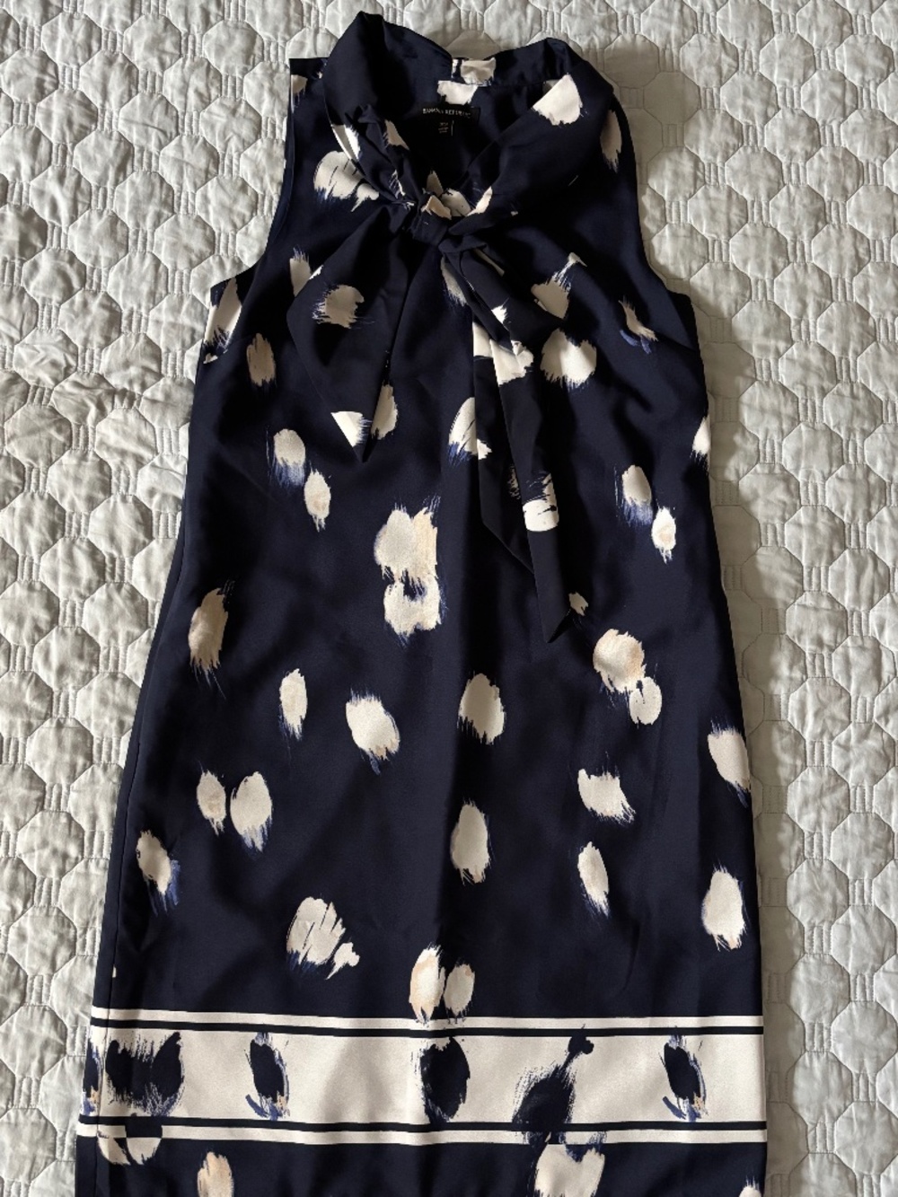 XS Banana Republic Sleeveless Navy Dress